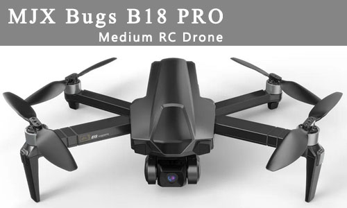 MJX Bugs B18 PRO GPS 5G WiFi 3KM FPV with 4K EIS HD Camera 3-Axis Gimbal Optical Flow Brushless Foldable RC Drone Quadcopter RTF Toy Gifts