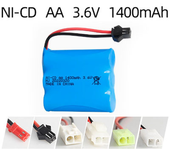 Ni-Cd 3.6V 1400mAh Rechargeable Battery Pack – AA Size Ni-Cd 3.6V 1400mAh Rechargeable Battery Pack – AA Size