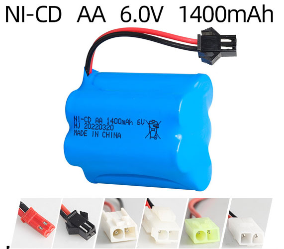 Ni-Cd 6V 1400mAh Rechargeable Battery Pack – AA Size Ni-Cd 6V 1400mAh Rechargeable Battery Pack – AA Size