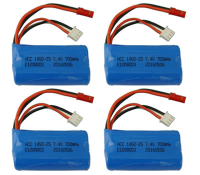 FeiLun FT007 RC Speedboat Spare Parts 3.7V 700mAHh battery 4pcs