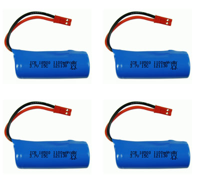 [RC102] FeiLun FT008 RC Speedboat Spare Parts 3.7V 1100mAHh battery 4pcs - Click Image to Close