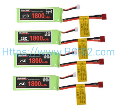 [RC102]11.1V 1800mAh battery 4pcs FeiLun FT011 RC Speedboat Spare Parts - Click Image to Close