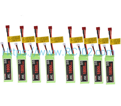 [RC102]11.1V 1800mAh battery 8pcs FeiLun FT011 RC Speedboat Spare Parts - Click Image to Close