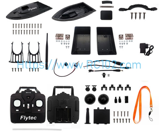 Accessories Package(Black) Flytec 2011-5 RC Boat Spare Parts