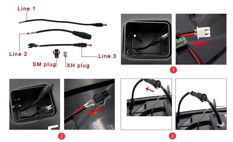 How to install Flytec 2011-5 RC Boat power line？