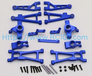 [RC102]6-piece set in blue HBX 16889 16889A RC Car Spare Parts