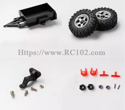 (image for) [RC102] The small trailer set needs to be assembled by oneself JJRC C8801 RC Car parts