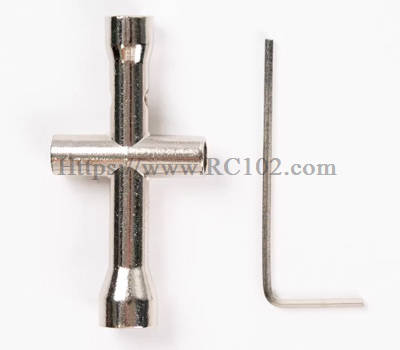 (image for) [RC102] Cross socket+hex wrench JJRC C8801 RC Car parts