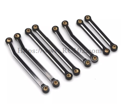 (image for) [RC102] 1/18 metal pull rod 8pcs JJRC C8801 RC Car parts