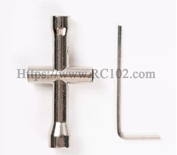 JJRC C8823 Tire Wrench + 1.5mm Hex Wrench - JJRC C8823 RC Vehicle spare parts JJRC C8823 Tire Wrench + 1.5mm Hex Wrench - JJRC C8823 RC Vehicle spare parts