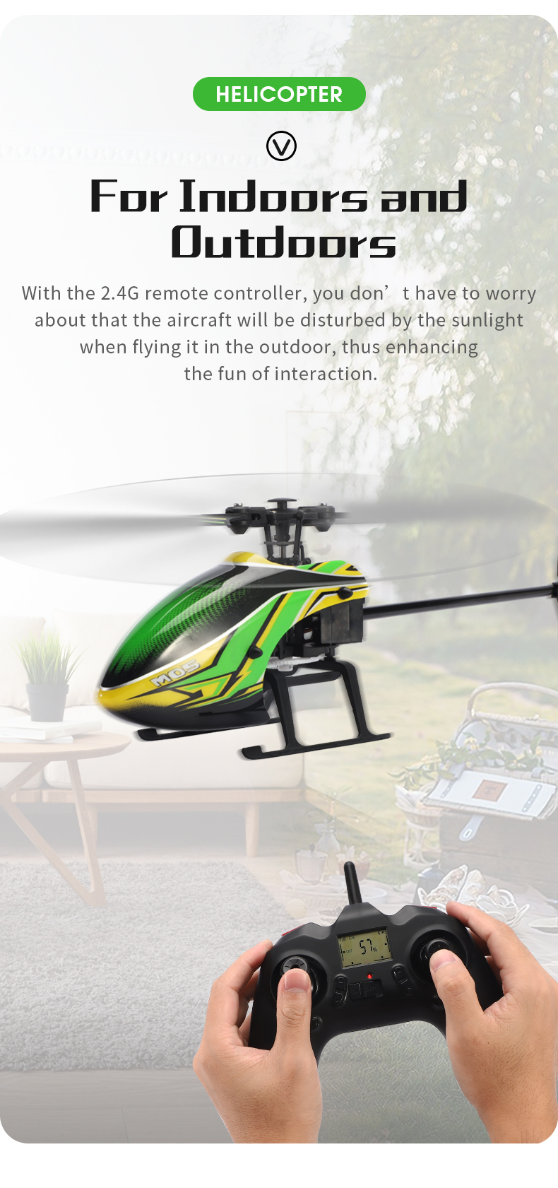 JJRC M05 2.4G Remote Control Helicopter