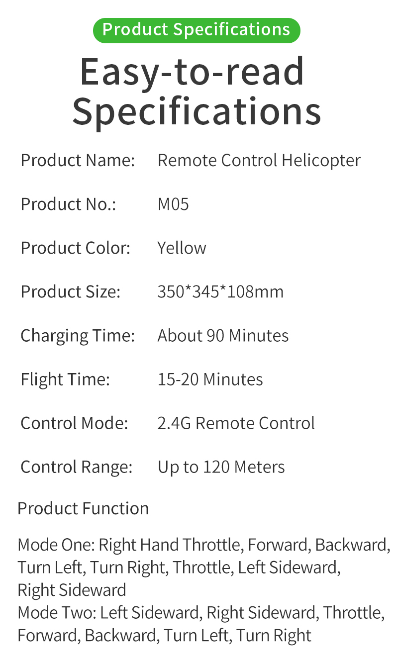 JJRC M05 2.4G Remote Control Helicopter