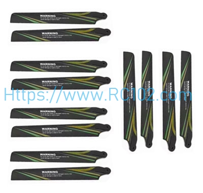 [RC102] M05-004 blade group 6pcs JJRC M05 RC Helicopter Spare Parts