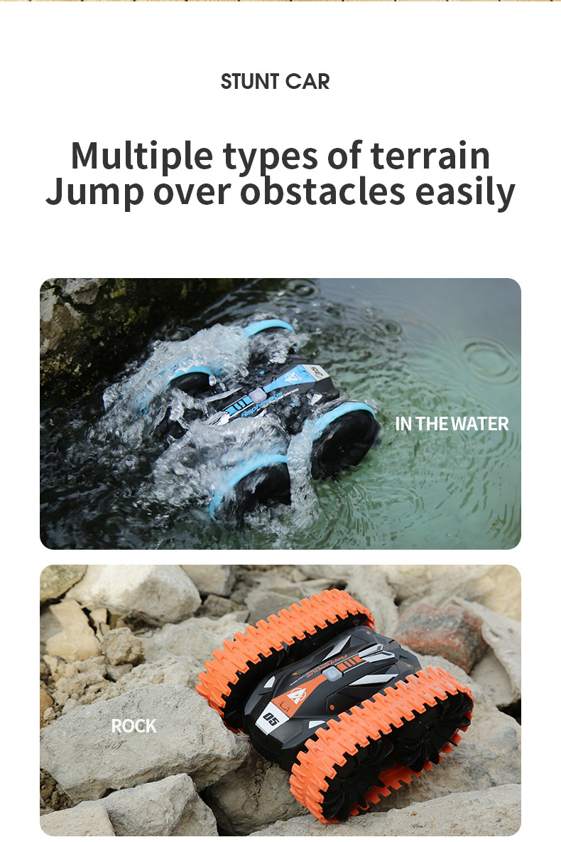 JJRC Q113 Amphibious Remote Controlled Amphibious Stunt Vehicle