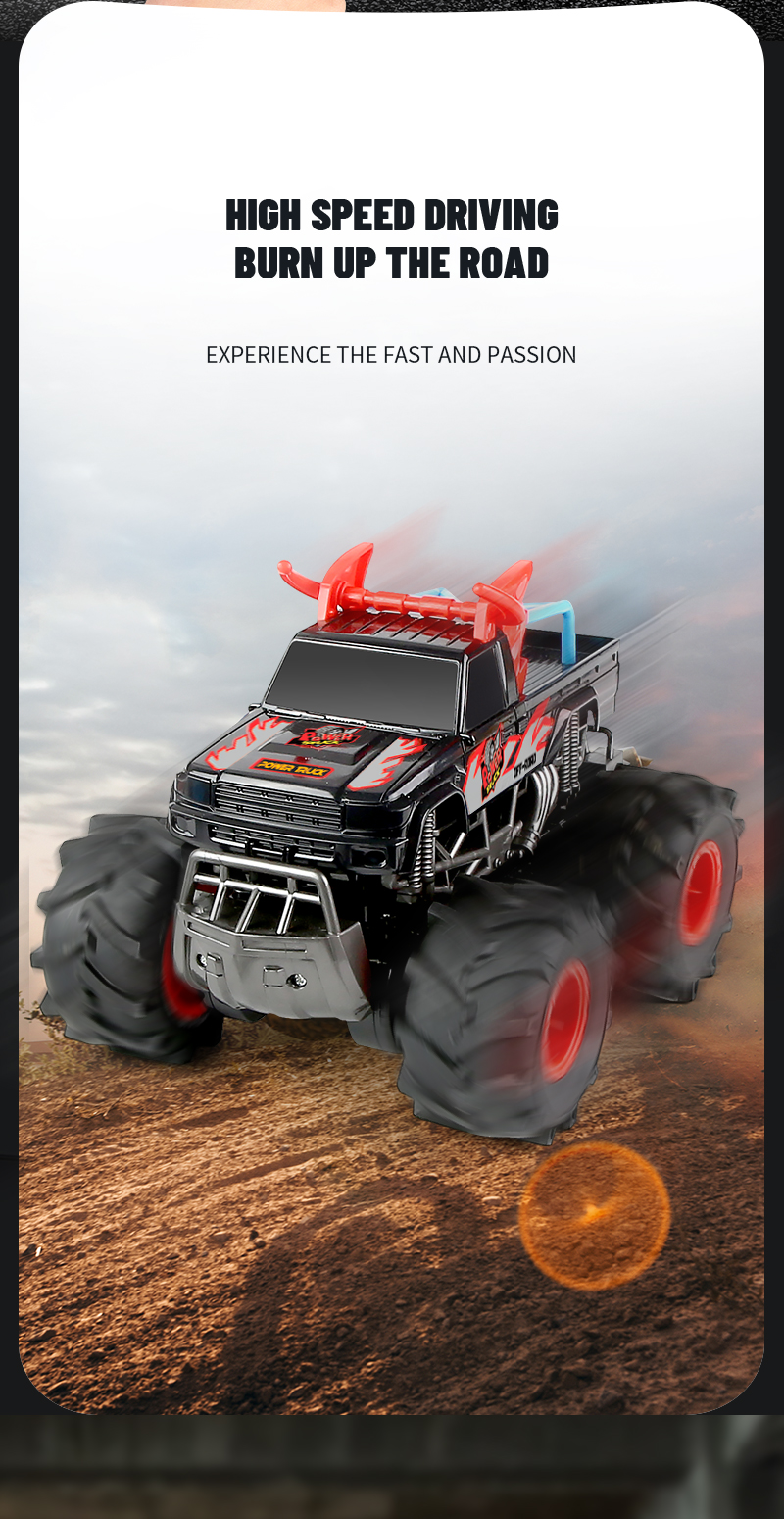 JJRC Q135 RC Car 2.4G 4WD Amphibious Off-Road Climbing Desert Pull High Speed Stunt Car All Terrain Controlled Toys RTR For Kids