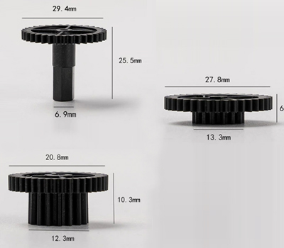 (image for) [RC102] Gear (3 types per set) JJRC Q137 RC Car Spare Parts