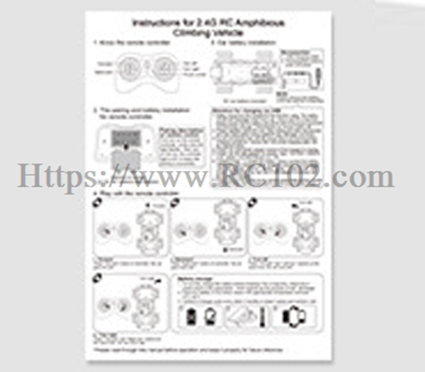 JJRC Q241 Instruction Manual - JJRC Q241 RC Car spare parts JJRC Q241 Instruction Manual - JJRC Q241 RC Car spare parts