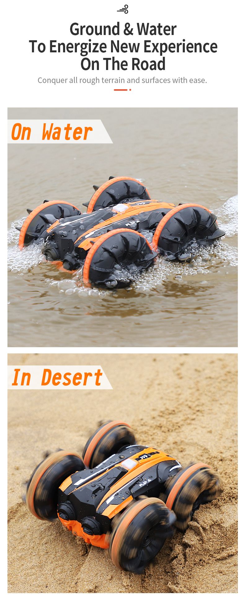 JJRC Q81 2-In-1 Double-Sided Stunt Land Vehicle