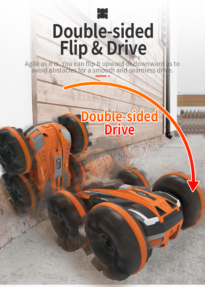 JJRC Q81 2-In-1 Double-Sided Stunt Land Vehicle