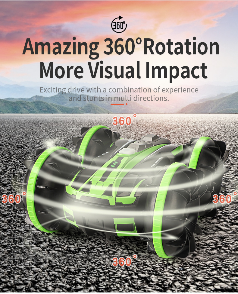 JJRC Q81 2-In-1 Double-Sided Stunt Land Vehicle