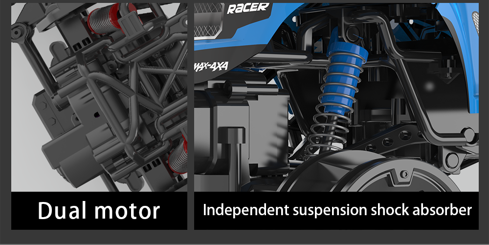 JJRC Q96 1:10 amphibious off-road vehicle