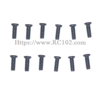 (image for) [RC102] KM2.5 * 8 2580 M25845 screws 12pcs MJX HYPER GO 14211 RC Car Parts