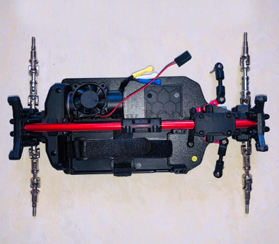 (image for) [RC102] Chassis components with motor as shown in the figure MJX HYPER GO 14211 RC Car Parts