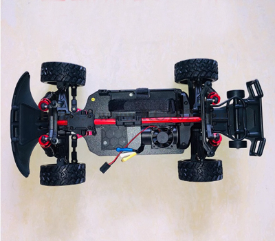 (image for) [RC102] Frame assembly with motor as shown in the picture MJX HYPER GO 14211 RC Car Parts