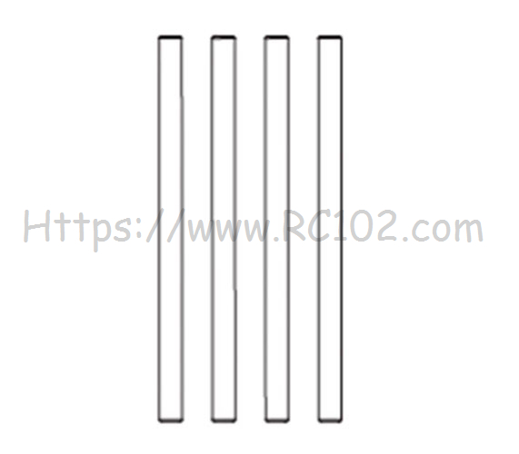  MJX 14212 Lower Suspension Arm Mounting Shaft M25425 - MJX HYPER GO 14212 RC Car Spare Parts