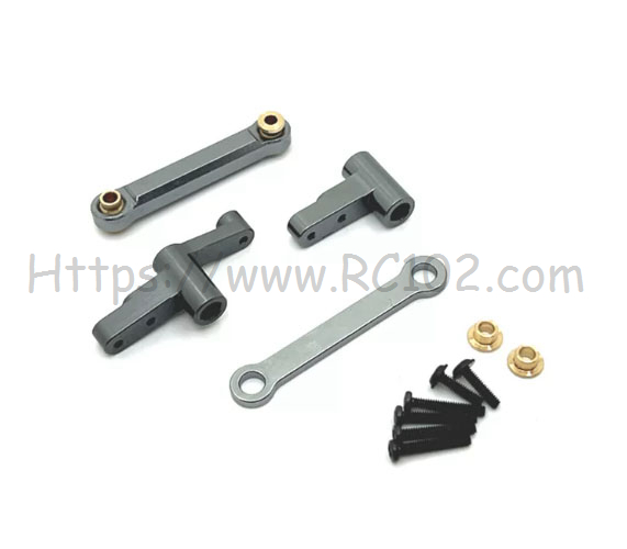  MJX 14212 Steering Transmission Assembly (Upgraded Metal) - MJX HYPER GO 14212 RC Car Spare Parts