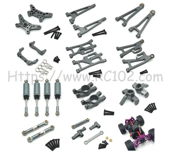  Kit de 11 pièces (métal amélioré) MJX 14212 - Pièces détachées pour voiture RC MJX HYPER GO 14212