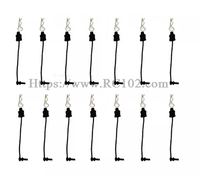 (image for) [RC102] M001B car shell buckle (12 pieces) MJX HYPER GO 7303 RC Car Spare Parts