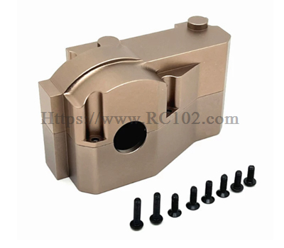 (image for) [RC102] Motor gearbox cover in metal upgrade MJX HYPER GO 7303 RC Car Upgraded Metal Parts