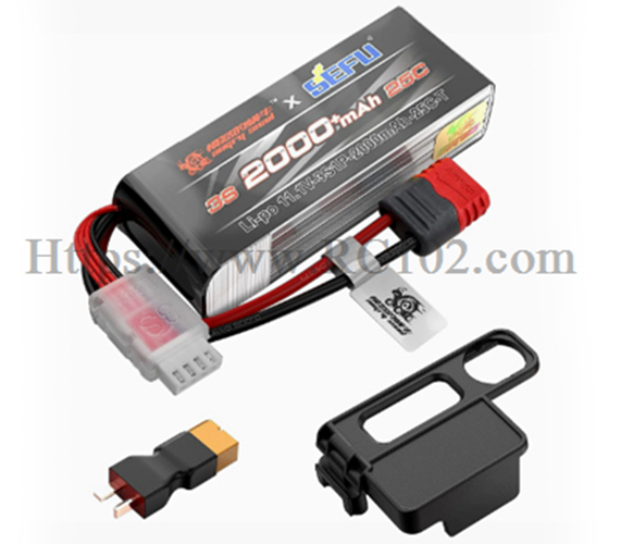 Angry Snail SEFU 3S 2000mAh -päivitysakku MJX H16 / 16027 / 14210 -kaukosäätöautoihin Angry Snail SEFU 3S 2000mAh -päivitysakku MJX H16 / 16027 / 14210 -kaukosäätöautoihin