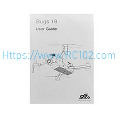 English manual MJX Bugs 19 EIS RC Drone Spare Parts