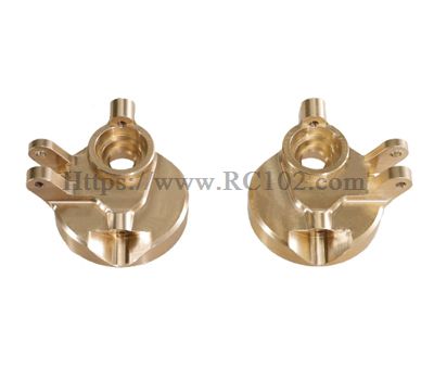 (image for) [RC102] Upgrade front axle counterweight brass steering cup MJX HYPER GO H12Y+ RC Car Spare parts
