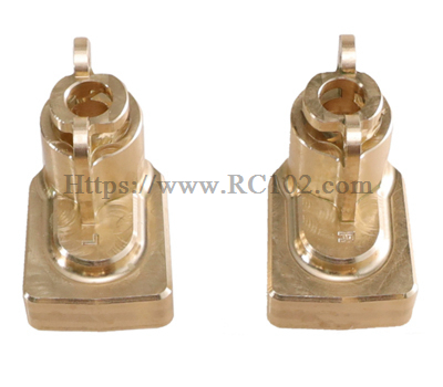 (image for) [RC102] Upgrade brass rear bridge cup gearbox MJX HYPER GO H12Y+ RC Car Spare parts