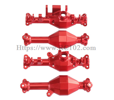 (image for) [RC102] Metal upgrade front axle housing+rear axle housing MJX HYPER GO H12Y+ RC Car Spare parts