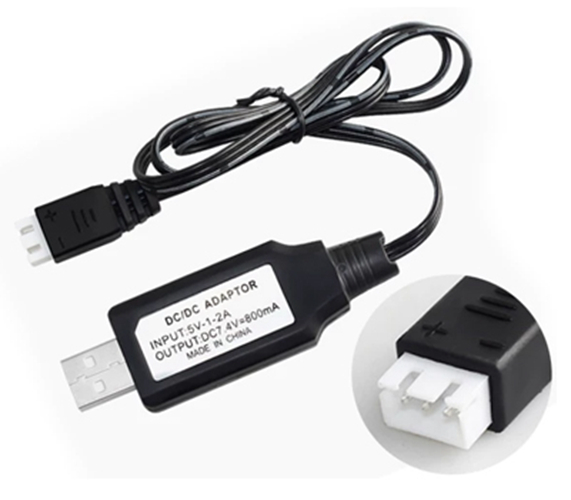  MJX H18P USB charging cable - Hyper Go RC Car spare parts Ford Bronco R BAJA1000