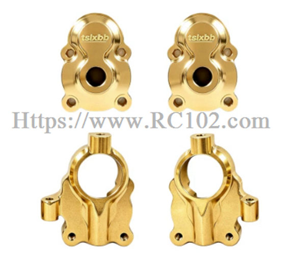  MJX H18P Brass front steering knuckle - Hyper Go RC Car Upgrade spare parts Ford Bronco R BAJA1000