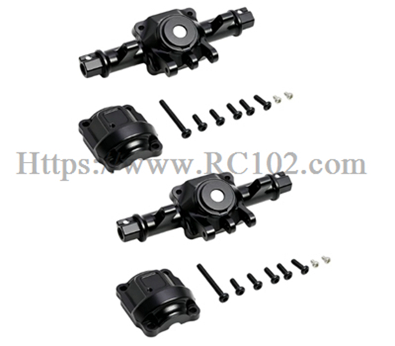 MJX H18P Aluminum front + rear axle housing - Hyper Go RC Car Upgrade spare parts Ford Bronco R BAJA1000 MJX H18P Aluminum front + rear axle housing - Hyper Go RC Car Upgrade spare parts Ford Bronco R BAJA1000