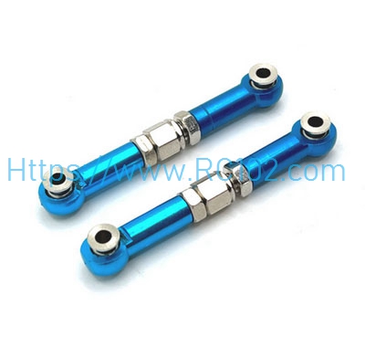 [RC102] Metal steering linkage Blue MJX 16207 16208 16209 16210 H16 RC Car Spare parts - Click Image to Close
