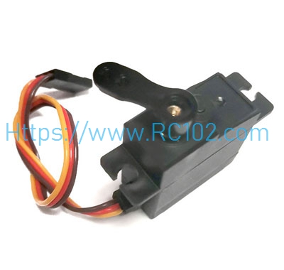 [RC102] Metal toothed steering gear [black]+metal rudder arm MJX 16207 16208 16209 16210 H16 RC Car Spare parts