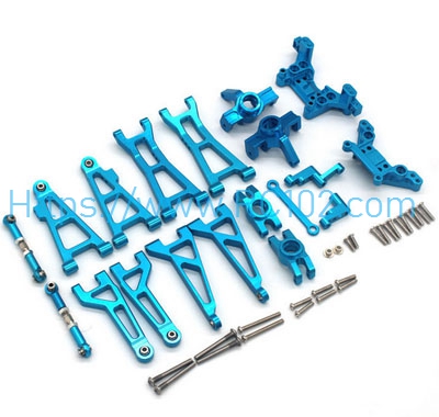 [RC102] Metal Vulnerable Set Blue MJX 16207 16208 16209 16210 H16 RC Car Spare parts