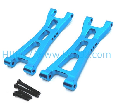 [RC102] Metal rear lower swing arm Blue MJX 16207 16208 16209 16210 H16 RC Car Spare parts - Click Image to Close