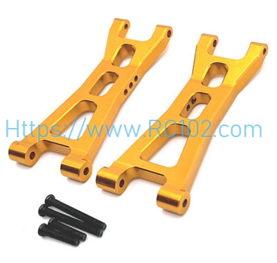 [RC102] Metal rear lower swing arm Golden MJX 16207 16208 16209 16210 H16 RC Car Spare parts