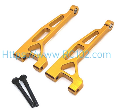 [RC102] Metal rear upper swing arm Golden MJX 16207 16208 16209 16210 H16 RC Car Spare parts