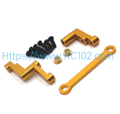 Metal steering components Golden MJX 16207 16208 16209 16210 H16 RC Car