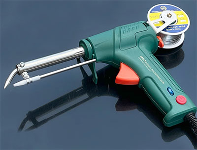 Manual tin discharge gun Electric soldering iron soldering gun Repair kit - Click Image to Close