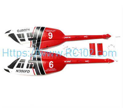 [RC102] Shell red RC ERA C138 RC Helicopter Spare Parts
